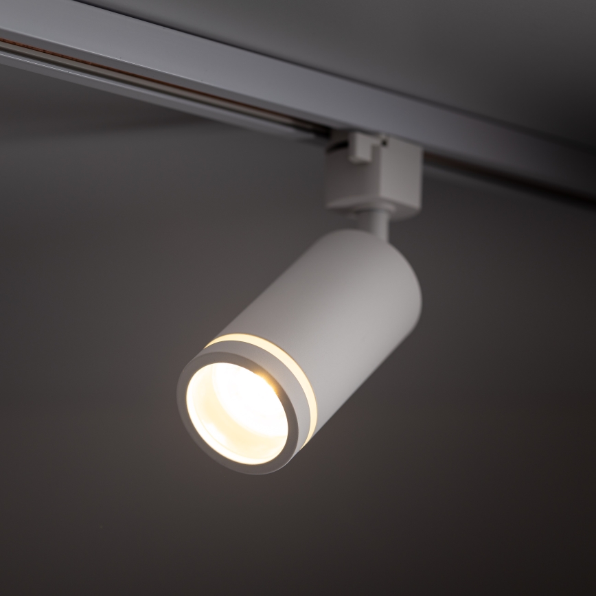 Spot pour système de rail monophasé JET RING 1xGU10/10W/230V blanc