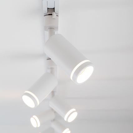 Spot pour système de rail monophasé JET RING 1xGU10/10W/230V blanc