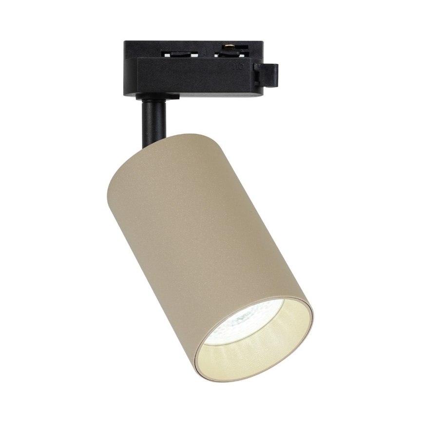Spot pour système de rail monophasé PIPE 1x GU10/10W/230V beige