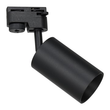 Spot pour système de rail PIPE 1xGU10/25W/230V noir