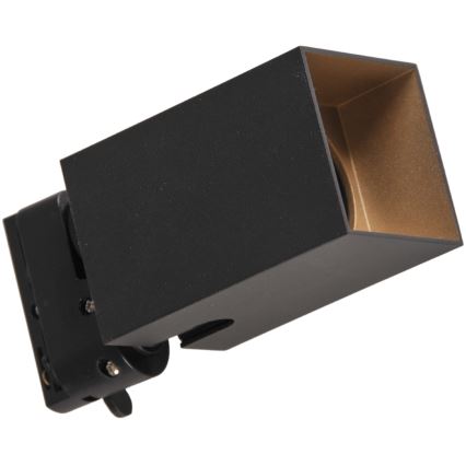 Spot pour système de rail SQUARE 3xGU10/10W/230V + 1 m rail système noir