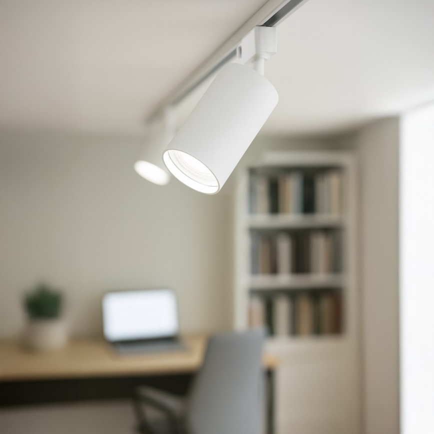 Spot pour système sur rail monophasé TIGER 1xGU10/10W/230V blanc