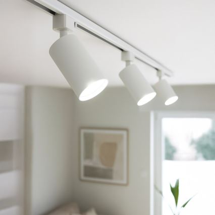 Spot pour système sur rail monophasé TIGER 1xGU10/10W/230V blanc