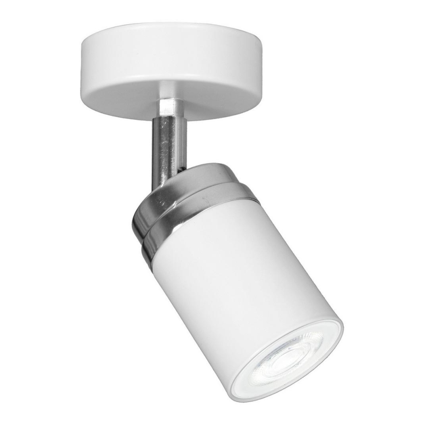 Spot RENO 1xGU10/8W/230V blanc/chrome brillant