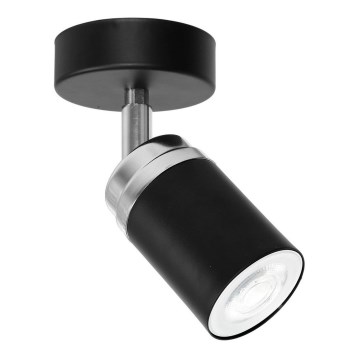 Spot RENO 1xGU10/8W/230V noir/chrome brillant