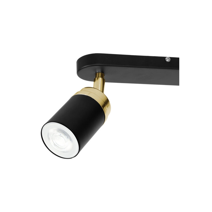 Spot RENO 2xGU10/8W/230V noir/doré