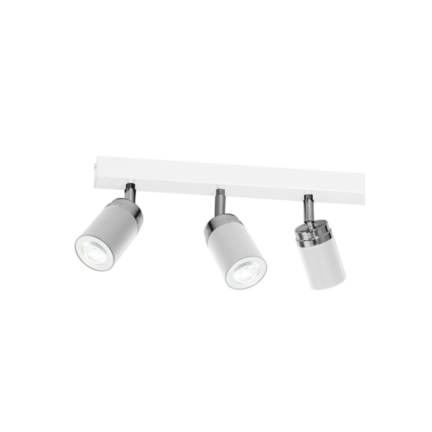 Spot RENO 6xGU10/8W/230V blanc/chrome brillant