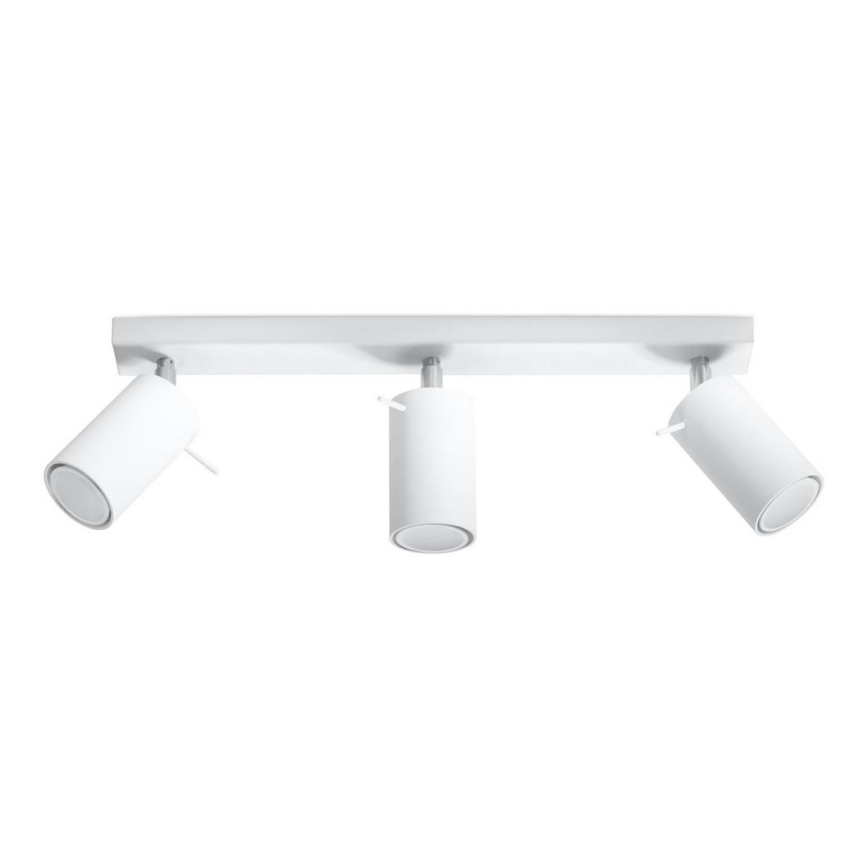 Spot RING 3 3xGU10/10W/230V wit