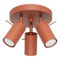 Spot RING 3xGU10/10W/230V rouge
