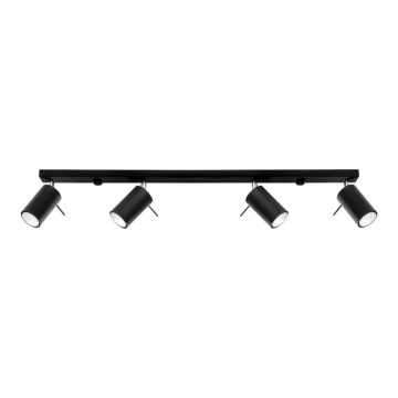 Spot RING 4L 4xGU10/10W/230V zwart