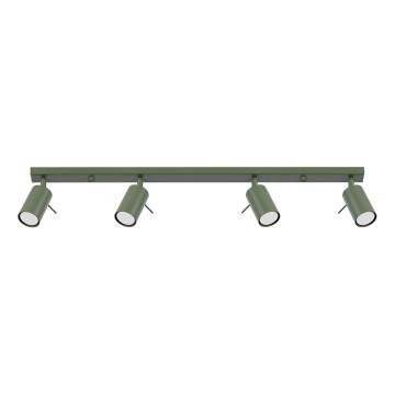 Spot RING 4xGU10/10W/230V groen
