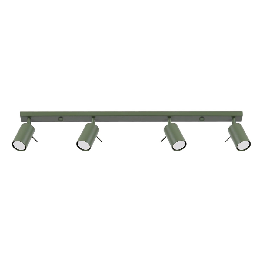 Spot RING 4xGU10/10W/230V groen