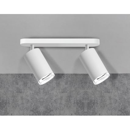 Spot salle de bain TURYN 2xGU10/10W/230V IP44 blanc