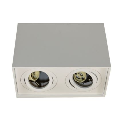 Spot SIROCO 2xGU10/30W/230V blanc