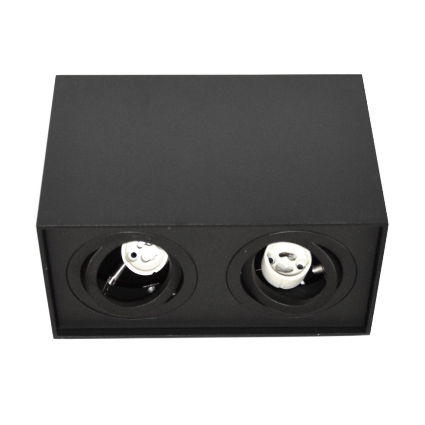 Spot SIROCO 2xGU10/30W/230V noir