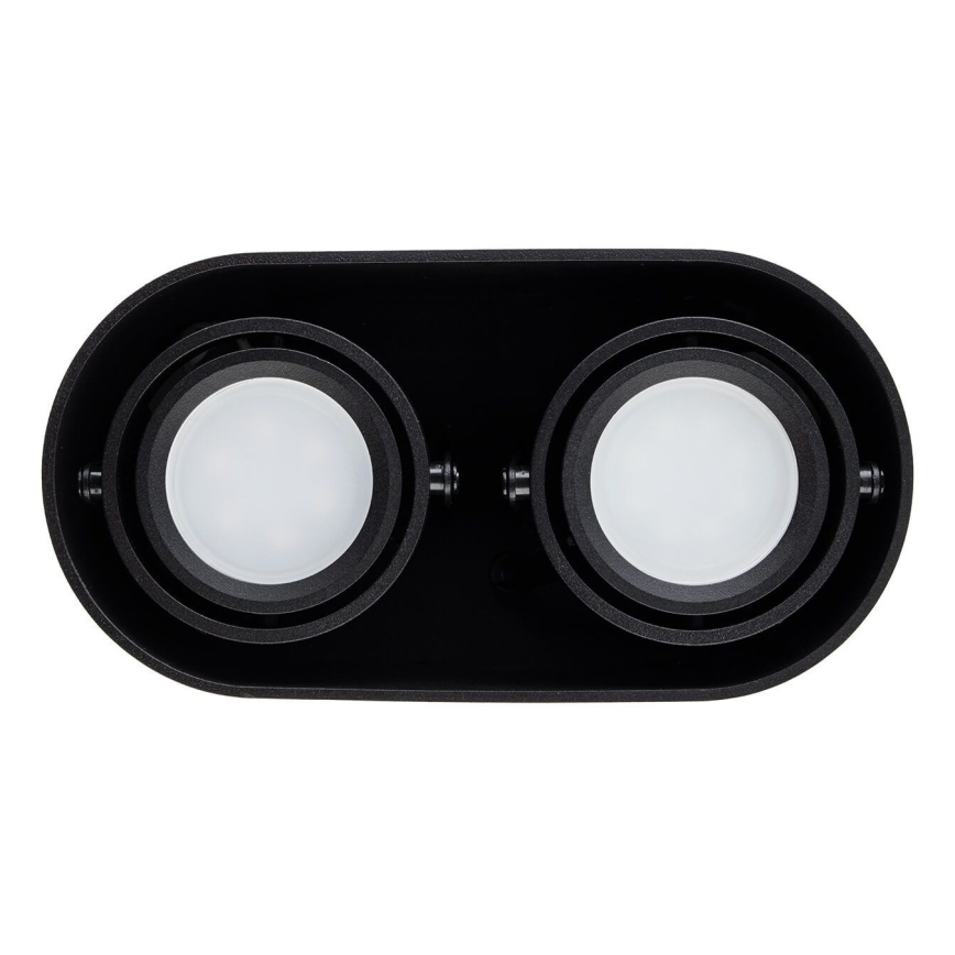 Spot SIROK 2xGU10/30W/230V noir