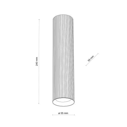 Spot TUNE L 1xGU10/10W/230V 24 cm blanc