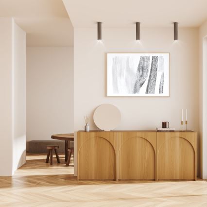 Spot TUNE L 1xGU10/10W/230V 24 cm marron