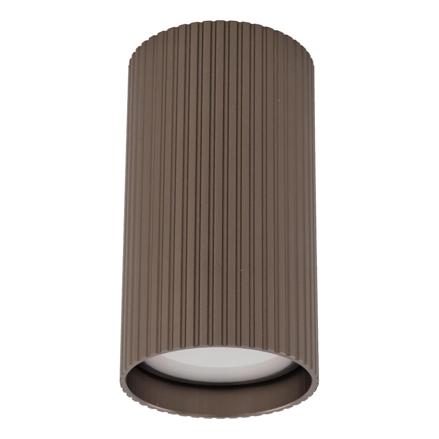 Spot TUNE S 1xGU10/10W/230V 10 cm marron