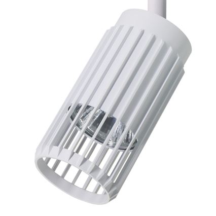 Spot VERTICAL pour système de rail 1xGU10/8W/230V blanc