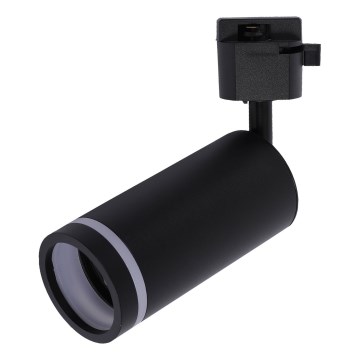 Spot voor 1-fase railsysteem JET RING 1xGU10/10W/230V zwart