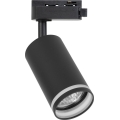 Spot voor 1-fase railsysteem PIPE 1xGU10/10W/230V zwart