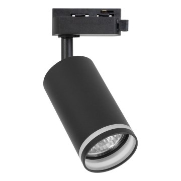 Spot voor 1-fase railsysteem PIPE 1xGU10/10W/230V zwart