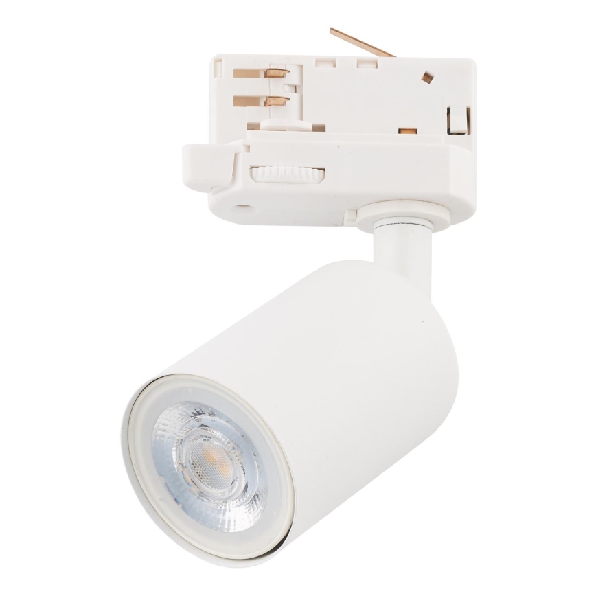 Spot voor een 3-fase rail systeem TOP 1xGU10/10W/230V wit