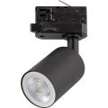 Spot voor een 3-fase rail systeem TOP 1xGU10/10W/230V zwart