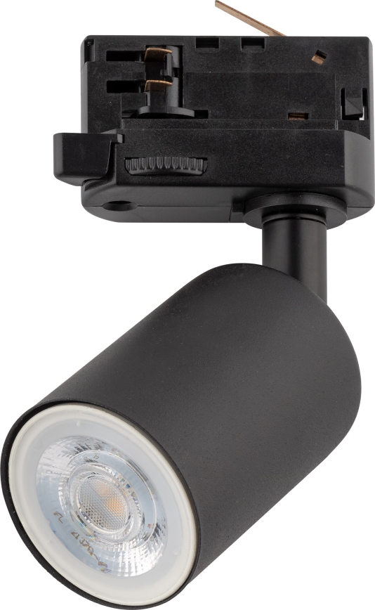 Spot voor een 3-fase rail systeem TOP 1xGU10/10W/230V zwart