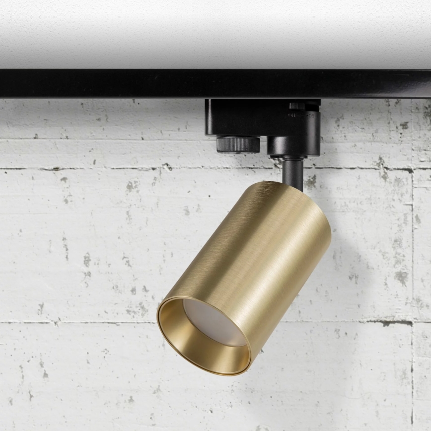 Spot voor een rail Systeem MARIBEL 1xGU10/10W/230V goud