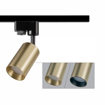 Spot voor een rail Systeem MARIBEL 1xGU10/10W/230V goud