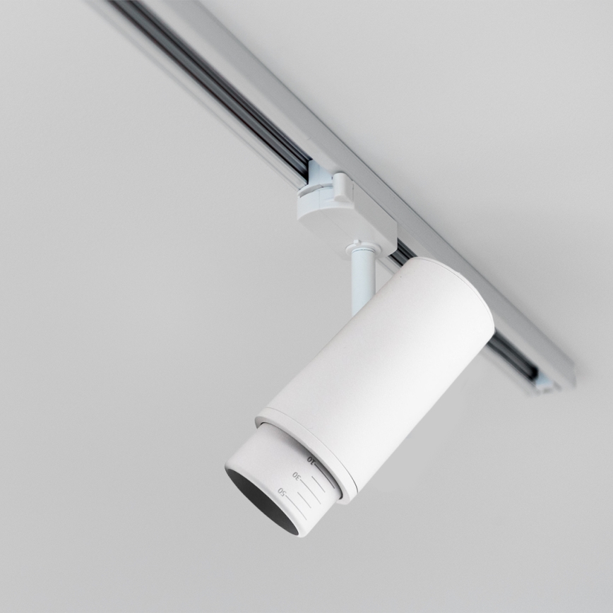Spot voor een rail Systeem MICA 1xGU10/25W/230V 1-fase wit