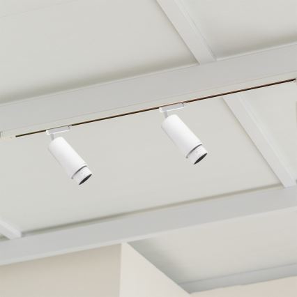 Spot voor een rail Systeem MICA 1xGU10/25W/230V 1-fase wit