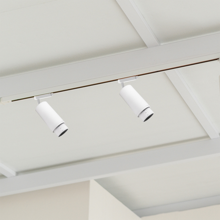 Spot voor een rail Systeem MICA 1xGU10/25W/230V 1-fase wit