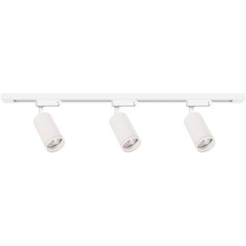 Spot voor het PIPE railsysteem, 3x GU10/10W/230V, wit