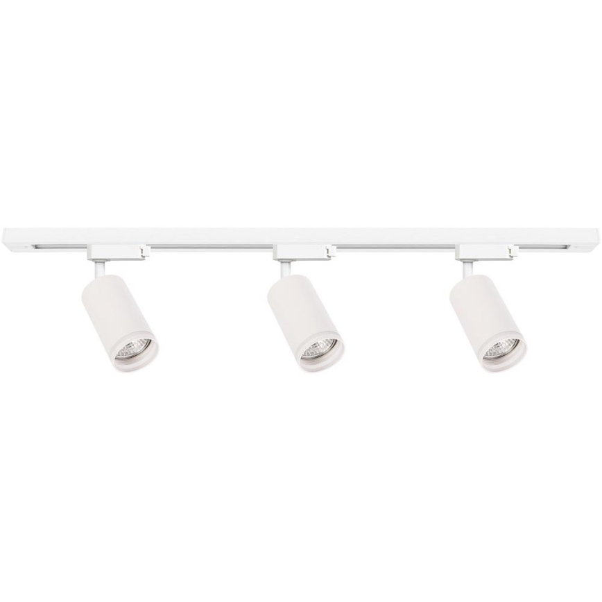 Spot voor het PIPE railsysteem, 3x GU10/10W/230V, wit