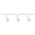 Spot voor het PIPE railsysteem, 3x GU10/10W/230V, wit