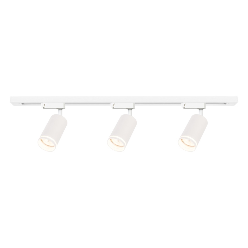 Spot voor het PIPE railsysteem, 3x GU10/10W/230V, wit