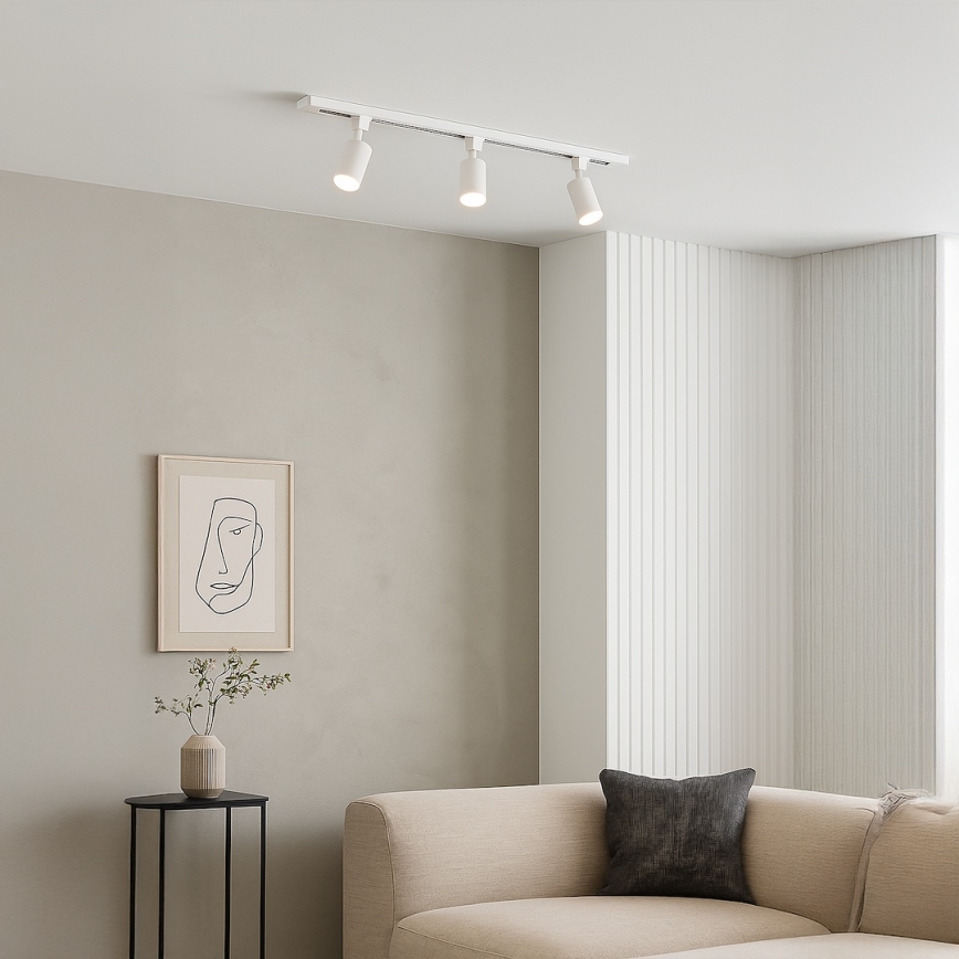 Spot voor het TIGER-railsysteem 3xGU10/10W/230V, wit