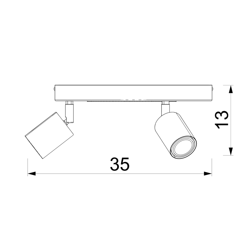 Spot voor kinderen FUN 3xGU10/8W/230V grijs/auto