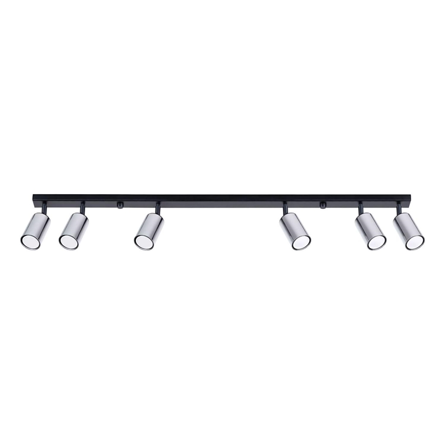 Spot WINX 6xGU10/10W/230V noir/chrome brillant