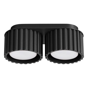 Spotarmatuur AURA 2xGX53/10W/230V zwart