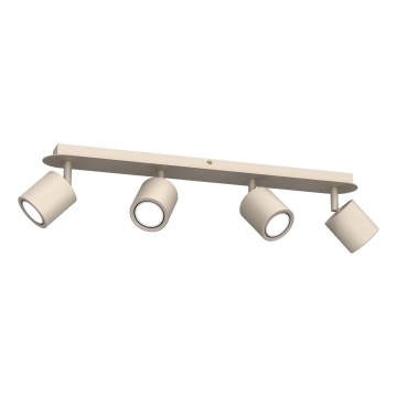 Spotarmatuur DEMIA 4xGU10/8W/230V beige