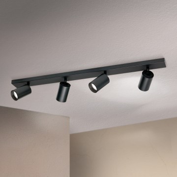 Spotarmatuur SEAN 4xGU10/13W/230V zwart