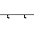 Spotarmatuur voor railsysteem ALTEAR, 2x GU10/10W/230V, 1 m, zwart
