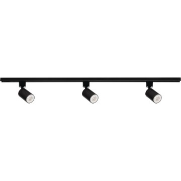 Spotarmatuur voor railsysteem ALTEAR 3xGU10/10W/230V 1m zwart