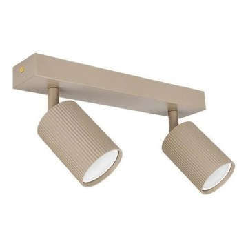 Spotlamp 2x GU10/35W/230V beige