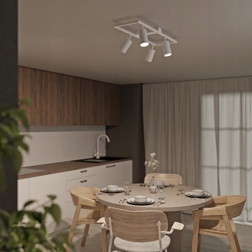 Spotlamp 4xGU10/30W/230V wit