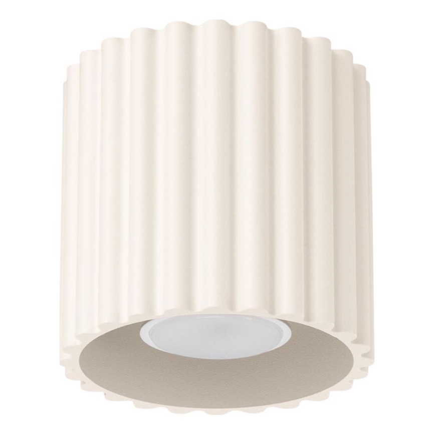 Spotlamp AURA 1xGU10/10W/230V Ø 10 cm crème